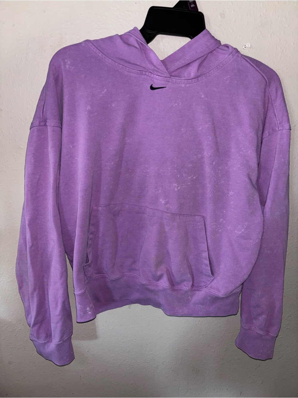 Nike J.Crew Womens Purple Red Pullover Hoodie size XS